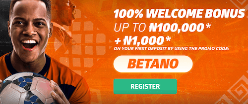 Betano Freebet offer 1.000 NGN with bonus code