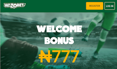 Wazobet freebet and welcome bonus 777 NGN